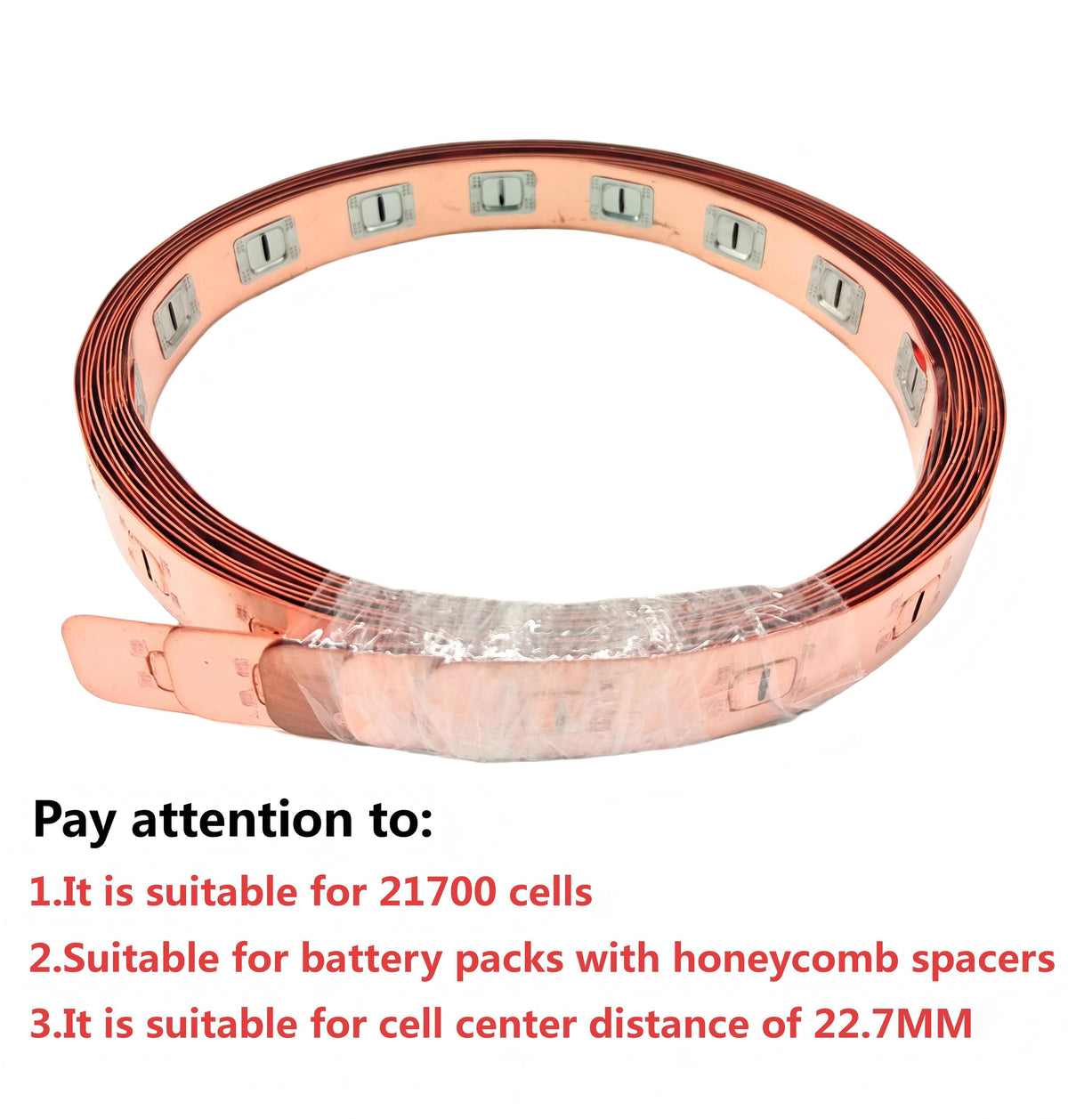 Wellgo Copper-Best-Selling High-Conductivity Custom 0.3mm Copper strip for 21700 Battery Cells