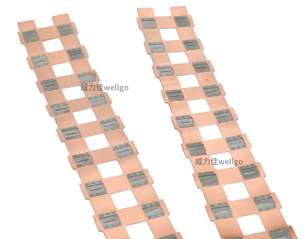 32650 33140 Copper Nickel 1P-8P for Lithium-Ion Battery Connections - Strip Length 800mm