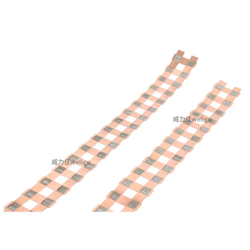 32650 33140 Copper Nickel 1P-8P for Lithium-Ion Battery Connections - Strip Length 800mm