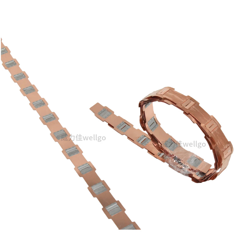 32650 33140 Copper Nickel 1P-8P for Lithium-Ion Battery Connections - Strip Length 800mm