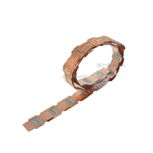32650 33140 Copper Nickel 1P-8P for Lithium-Ion Battery Connections - Strip Length 800mm