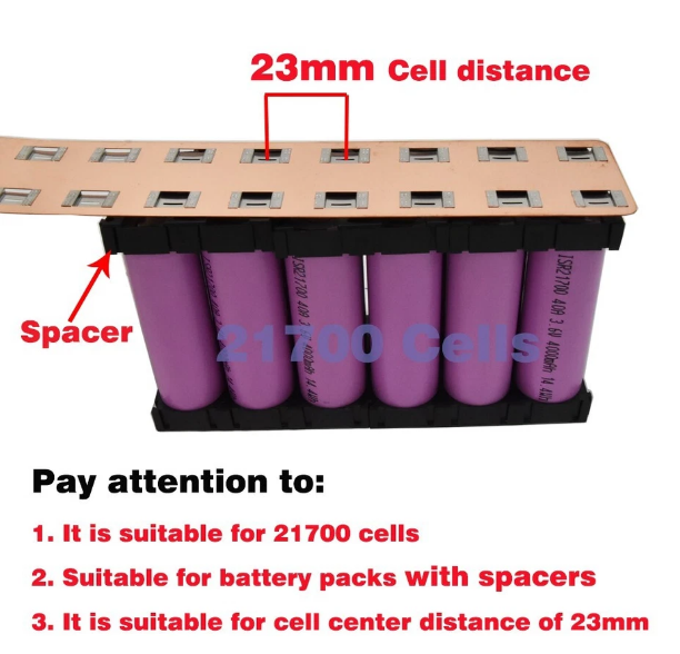 Wellgo Copper-Best-Selling High-Conductivity Custom 0.3mm Copper busbar for 21700 Battery Cells
