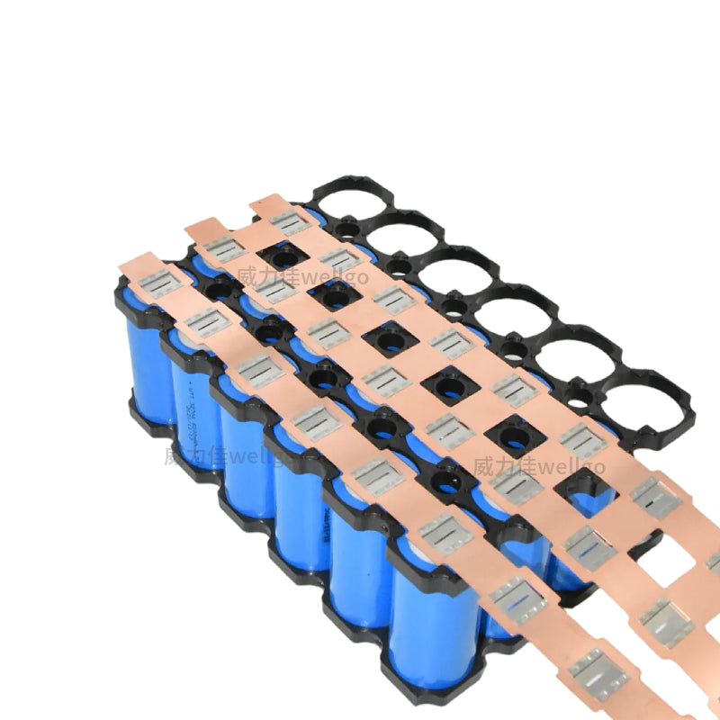 32650 33140 Copper Nickel 1P-8P for Lithium-Ion Battery Connections - Strip Length 800mm