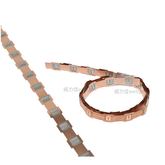 32650 33140 Copper Nickel 1P-8P for Lithium-Ion Battery Connections - Strip Length 800mm