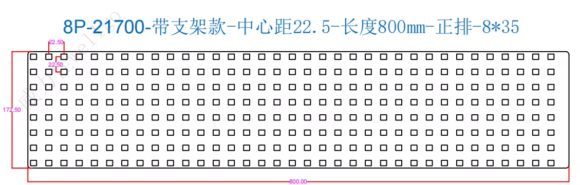 Wellgo Copper-Best-Selling High-Conductivity Custom 0.3mm Copper busbar for 21700 Battery Cells