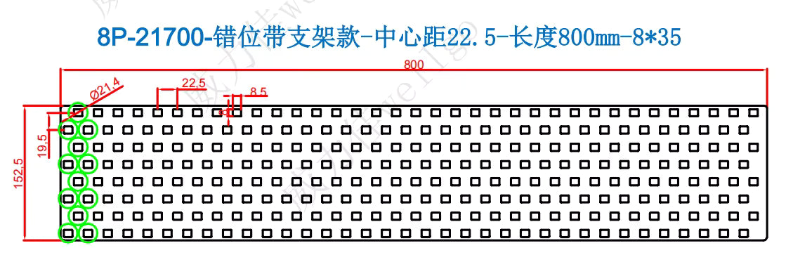 Wellgo Copper-Best-Selling High-Conductivity Custom 0.3mm Copper strip for 21700 Battery Cells