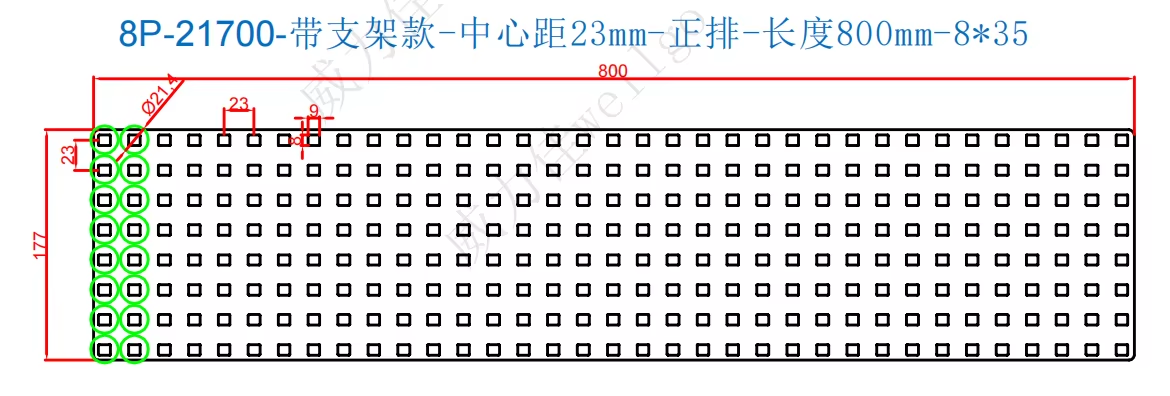 Wellgo Copper-Best-Selling High-Conductivity Custom 0.3mm Copper busbar for 21700 Battery Cells