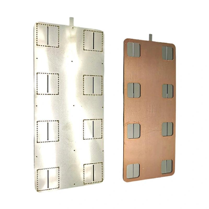 Copper-Nickel Composite plate with square holes for efficient energy transfer