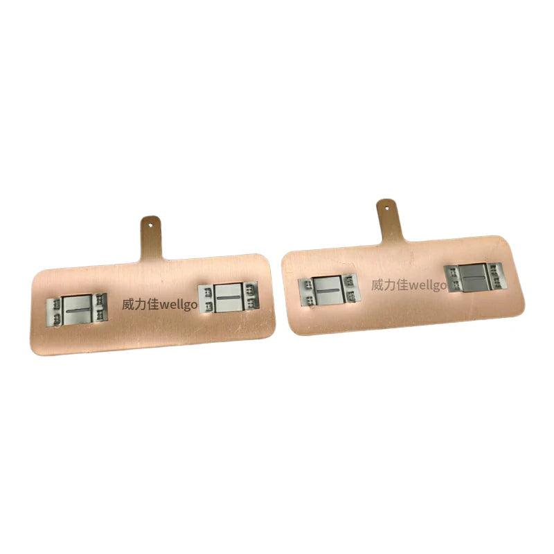 Wellgo high conductivity copper-nickel busbar for battery connections