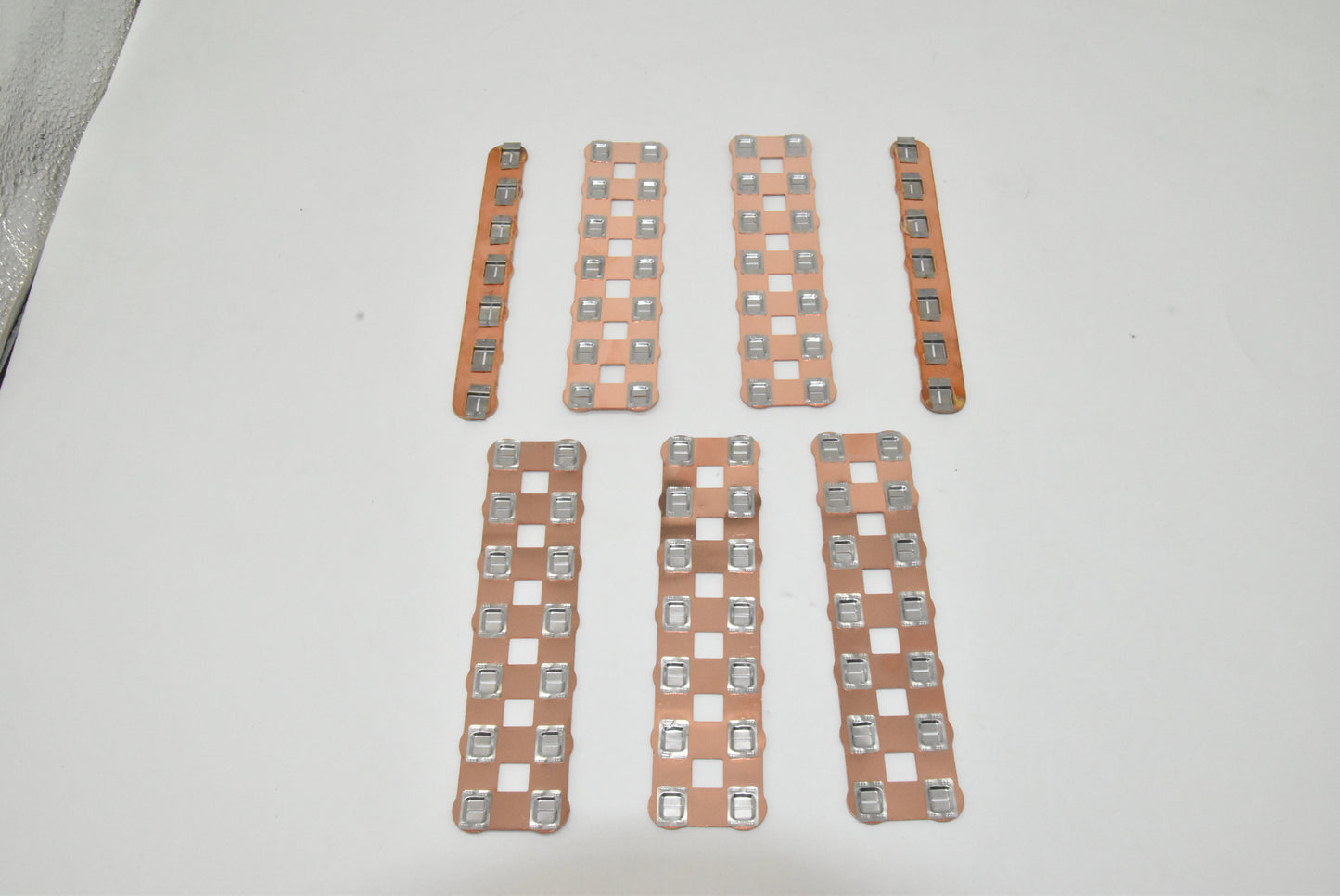 21700 Custom Copper Busbars for Drone Battery Packs 6S7Pwith High Current-Carrying Capacity and Oxidation Resistance
