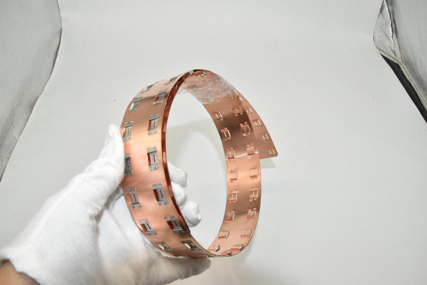 Wellgo Copper-Best-Selling High-Conductivity Custom 0.3mm Copper strip for 21700 Battery Cells