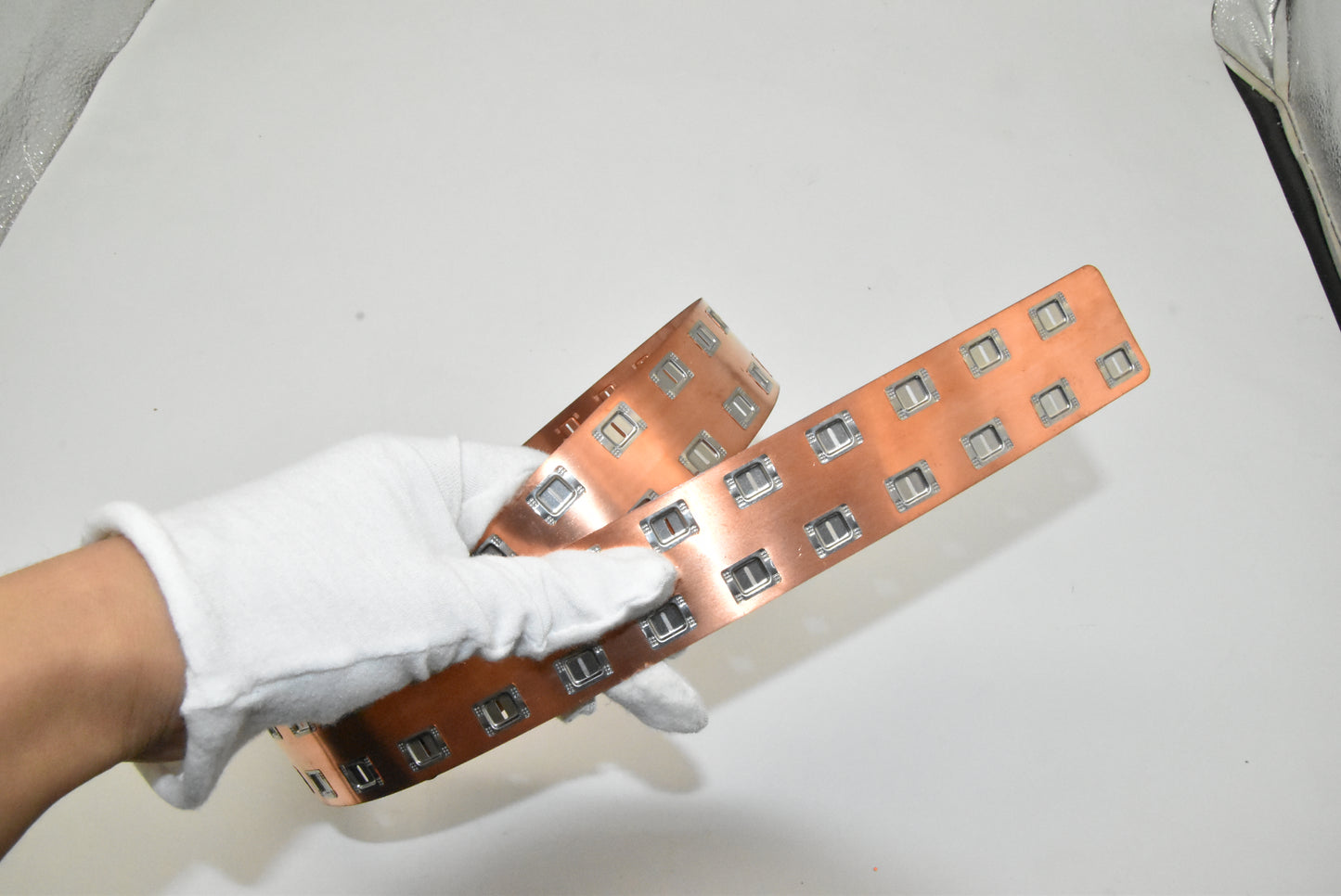 Wellgo Copper-Best-Selling High-Conductivity Custom 0.3mm Copper strip for 21700 Battery Cells
