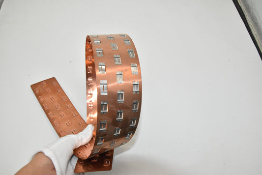 Wellgo Copper-Best-Selling High-Conductivity Custom 0.5mm Copper Plate for 18650 Battery Cells