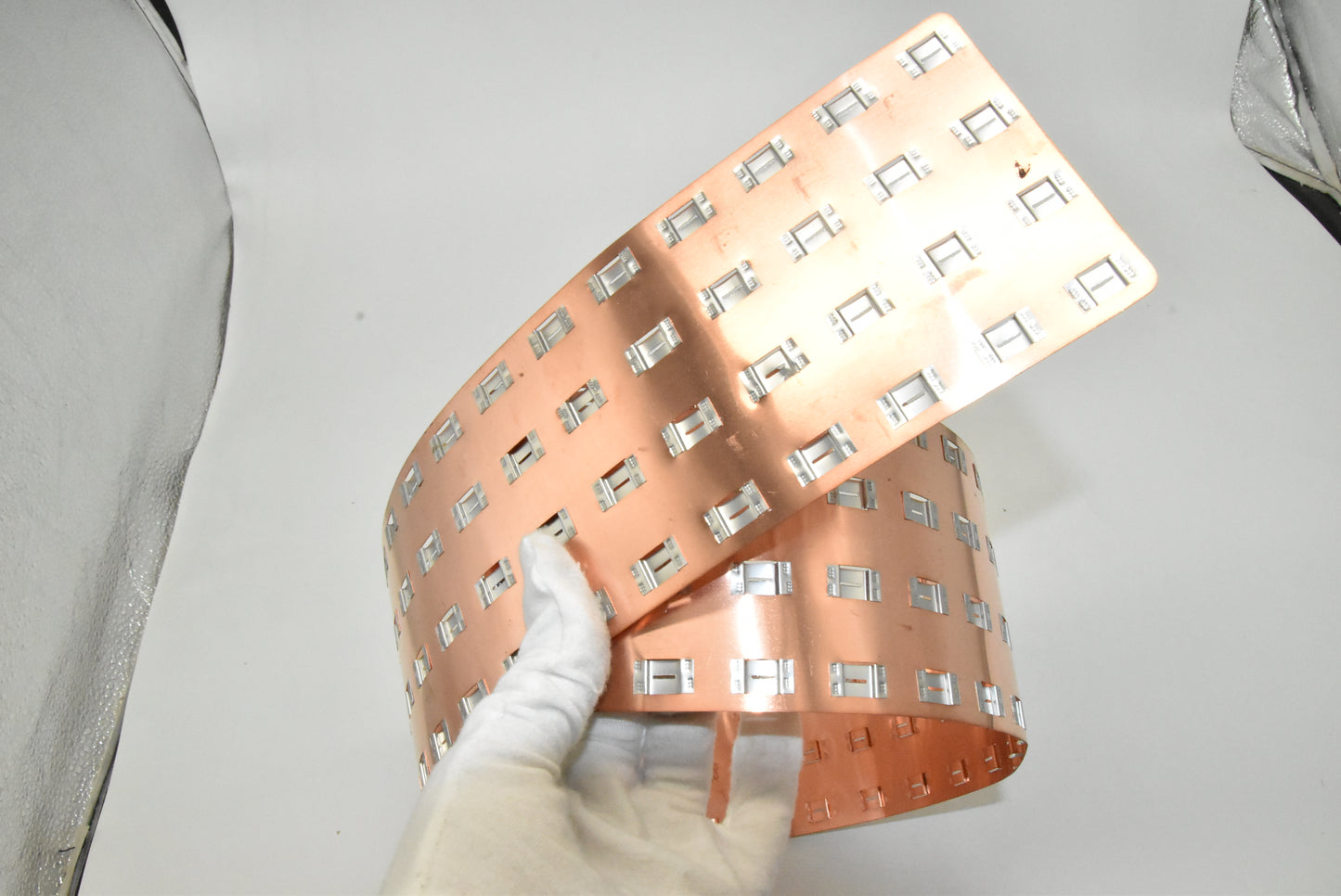 Wellgo Copper-Best-Selling High-Conductivity Custom 0.3mm Copper strip for 21700 Battery Cells