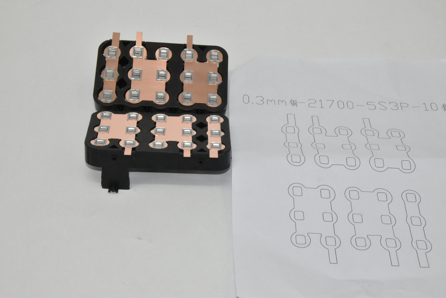 Wellgo High-Custom High-Quality 21700 18650 Copper Sheets for 6S3P Battery Packs