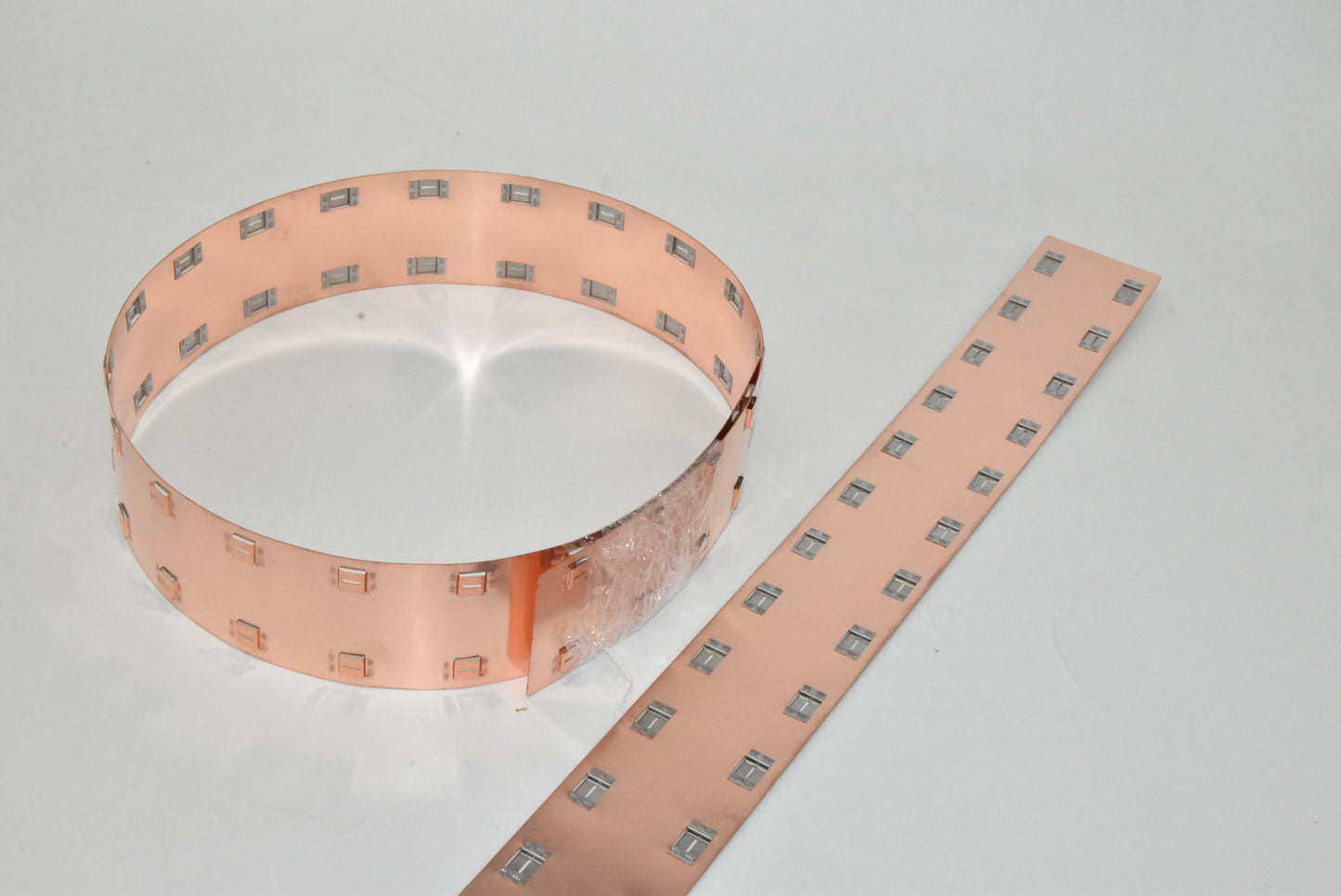 Wellgo Copper-Best-Selling High-Conductivity Custom 0.3mm Copper stripsr for 18650 Battery Cells