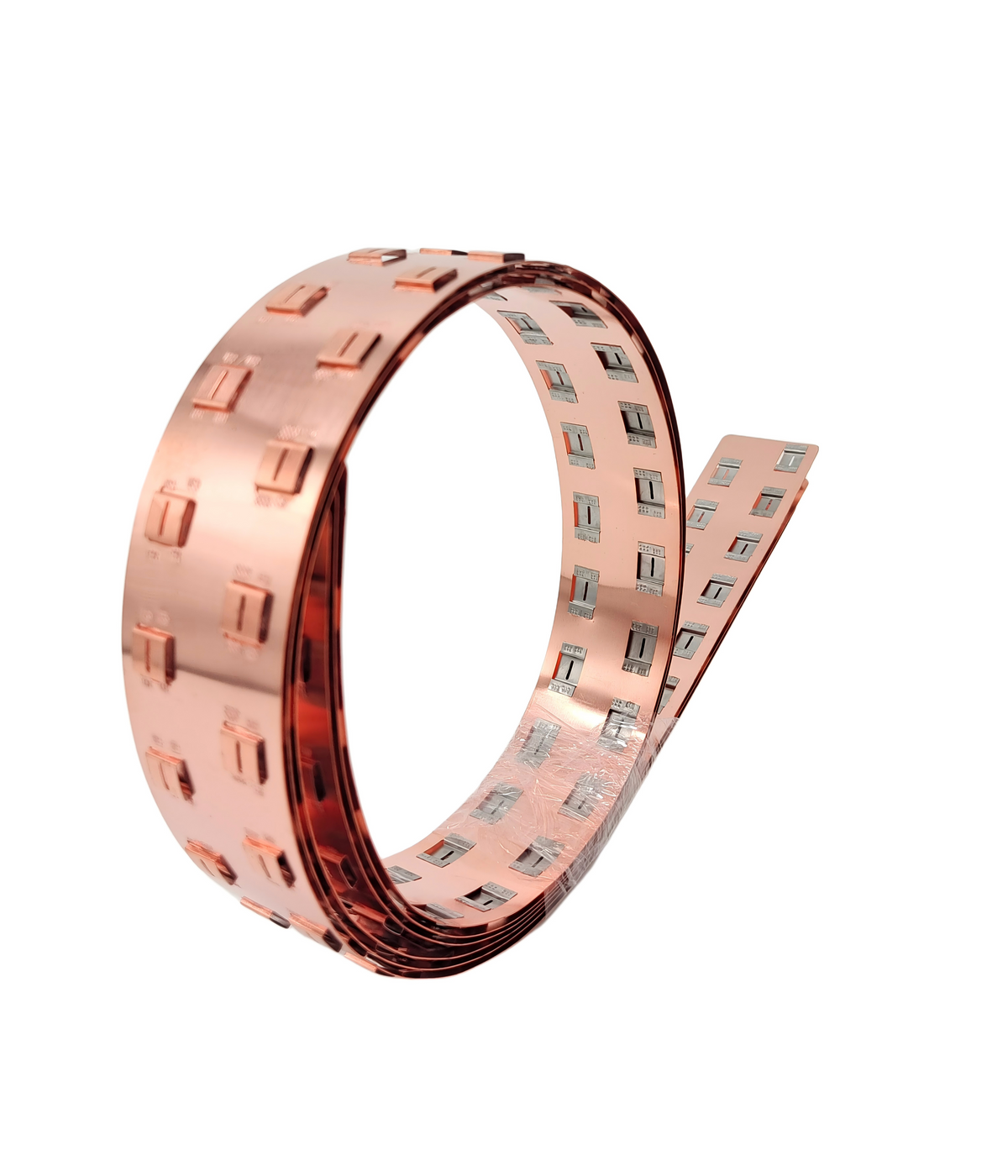 Wellgo Copper-Best-Selling High-Conductivity Custom 0.3mm Copper strip for 21700 Battery Cells
