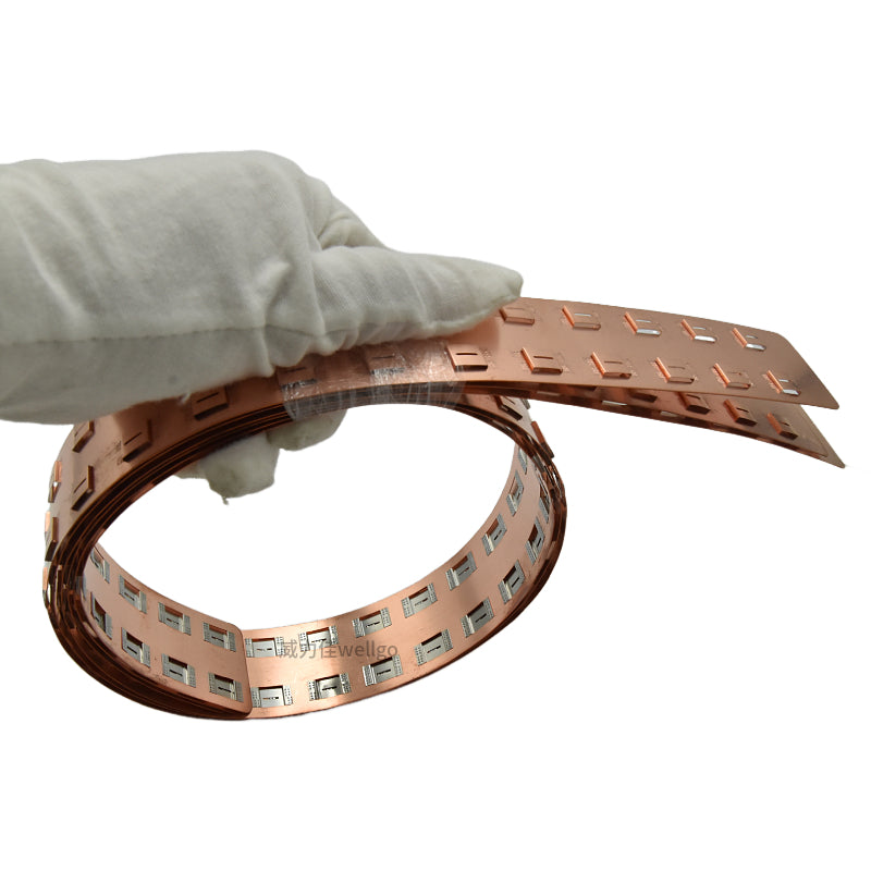 Wellgo Copper-Best-Selling High-Conductivity Custom Copper-Nickel Sheets for 18650 & 21700 Battery Cells