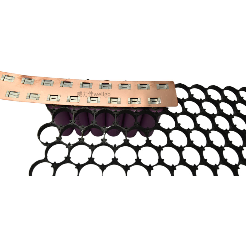 Wellgo Copper-Best-Selling High-Conductivity Custom Copper-Nickel Sheets for 18650 & 21700 Battery Cells