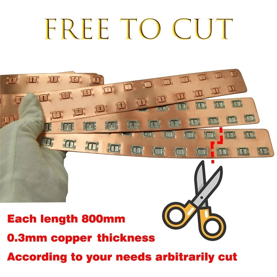 Wellgo Copper-Best-Selling High-Conductivity Custom 0.3mm Copper strip for 21700 Battery Cells