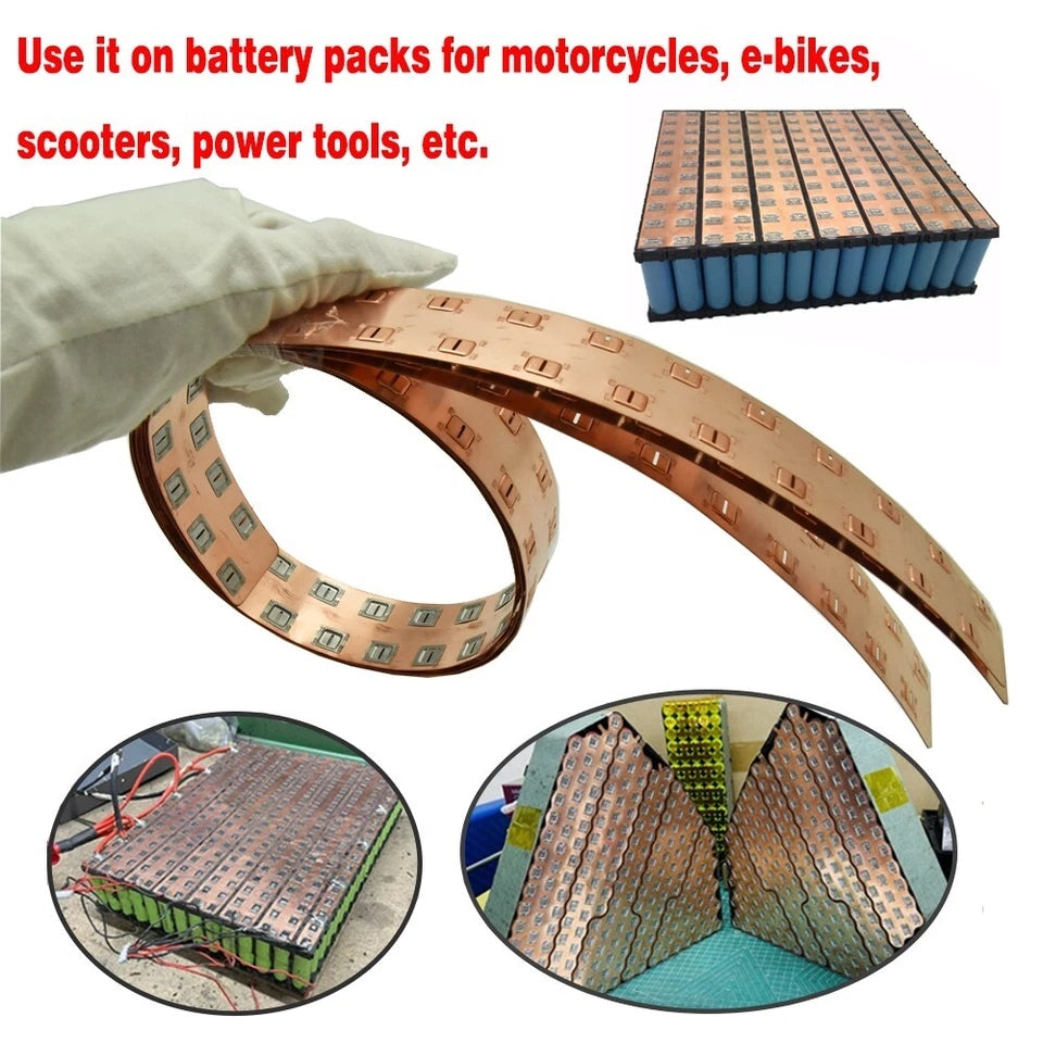 Wellgo Copper-Best-Selling High-Conductivity Custom 0.3mm Copper strip for 21700 Battery Cells