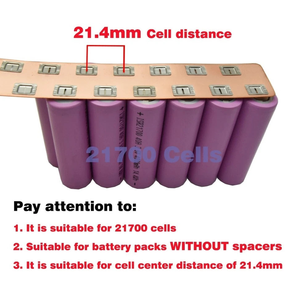 Wellgo Copper-Best-Selling High-Conductivity Custom 0.3mm Copper strip for 21700 Battery Cells