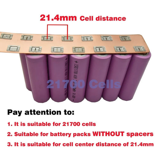 Wellgo Copper-Best-Selling High-Conductivity Custom 0.3mm Copper strip for 21700 Battery Cells